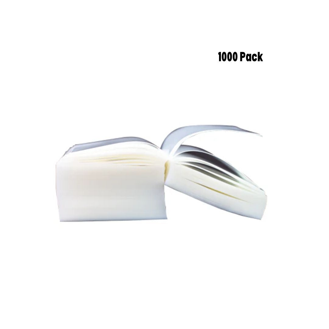 Furniture Tabs Plastic 1000 Qty 3" x 3"