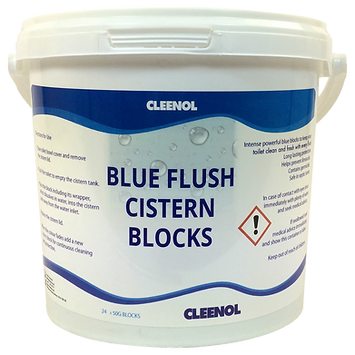 Intense powerful blue blocks to keep your toilet clean and fresh with every flush. Long lasting protection