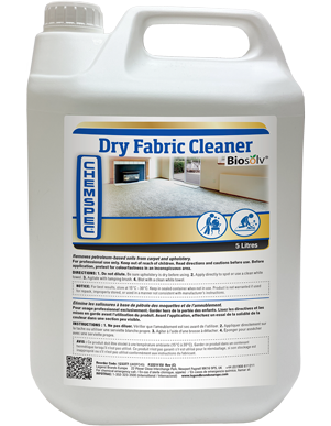 Chemspec Dry Fabric Cleaner ideal for hand or upholstery extractor cleaning. Designed for items that cannot be cleaned through wet methods