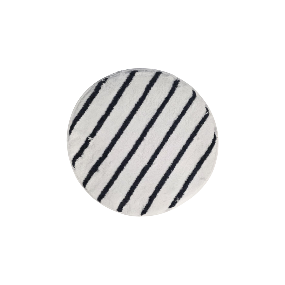 Grey Striped Microfibre Pad