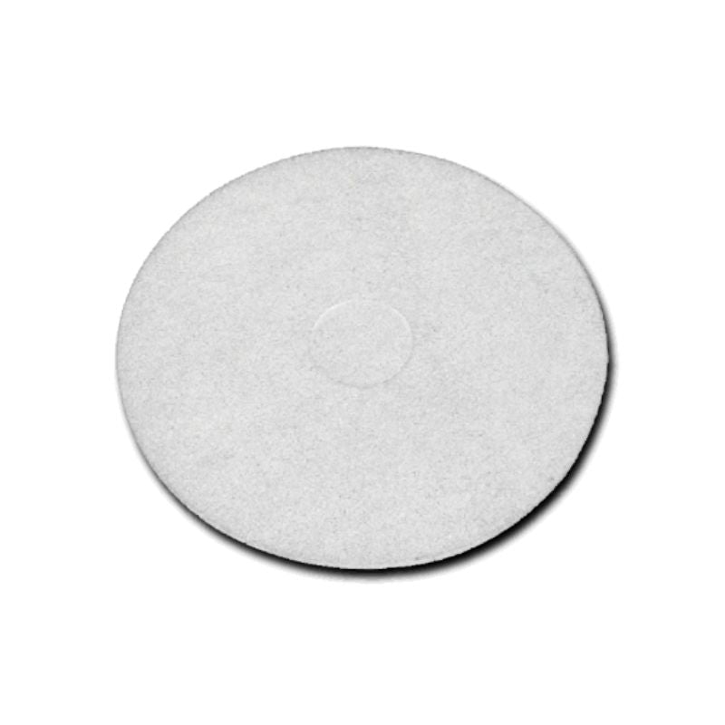 Contract White Floor Polishing Pad 17"