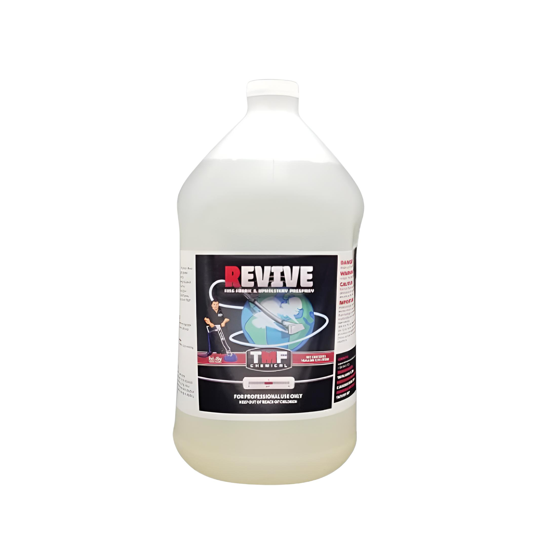 Revive Upholstery Cleaning Presprayis a liquid cleaner for both natural and synthetic fibers.