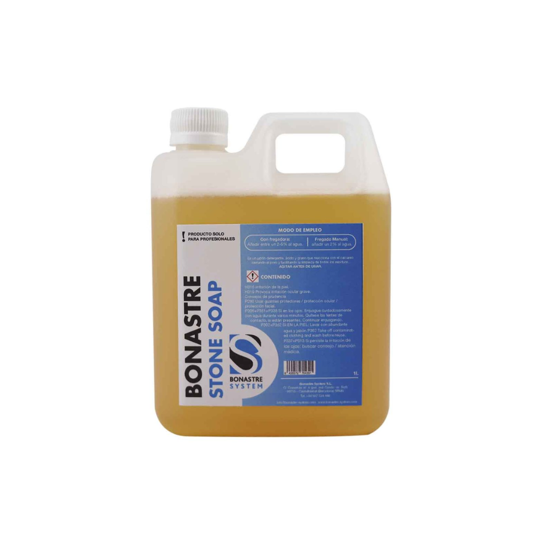 Bonastre Stone Soap not only cleans but also enhances slip resistance, making it the ultimate choice for stone floor surfaces.