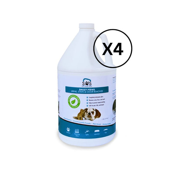 SOS Smiley Paws Pet Urine, Odour, and Stain Remover Case Cleanspec