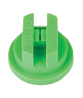 Acetal Flat Fan Nozzle 110-015, 015 Jet - Green,  110° Fan,  ISO.