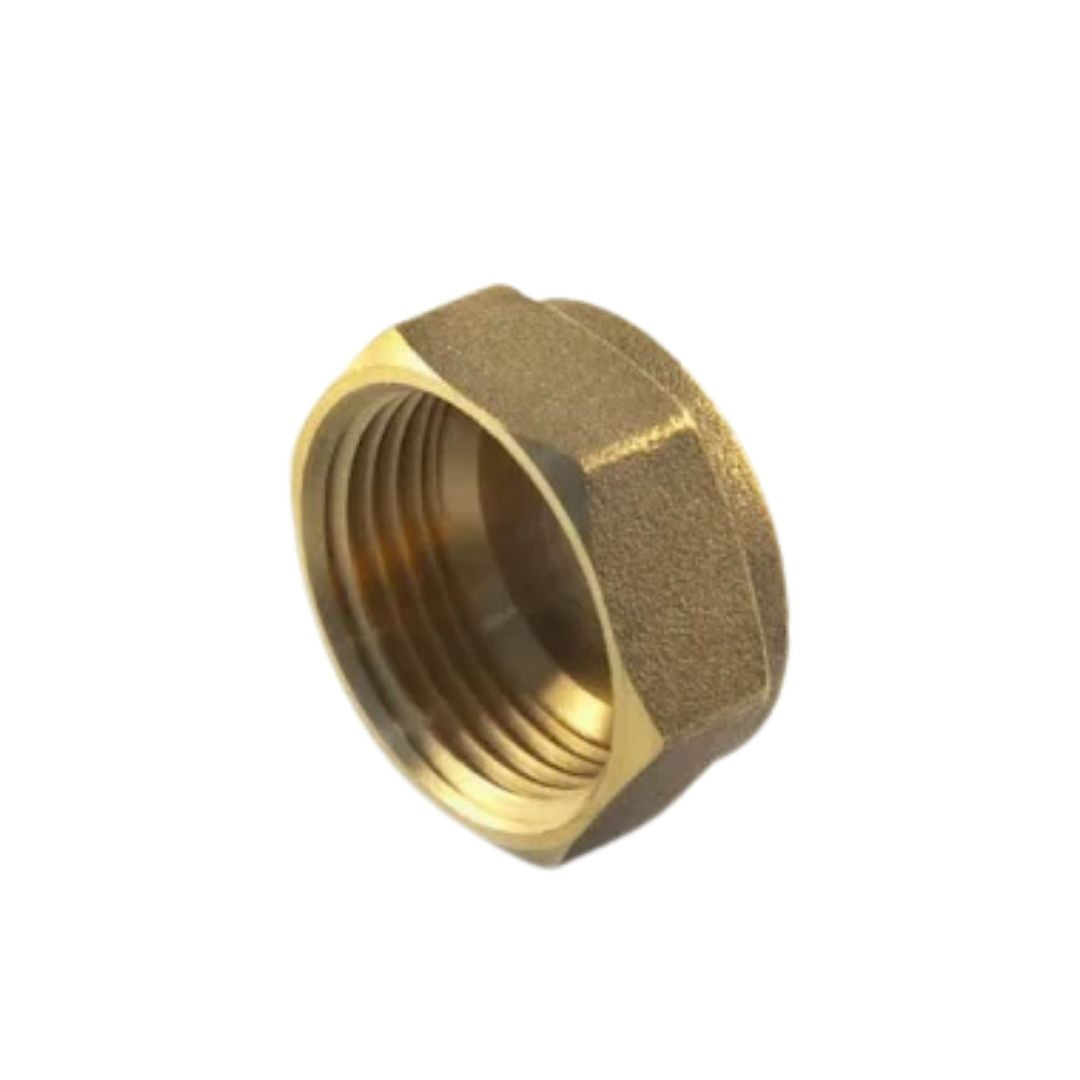 Body cap, brass 11/16