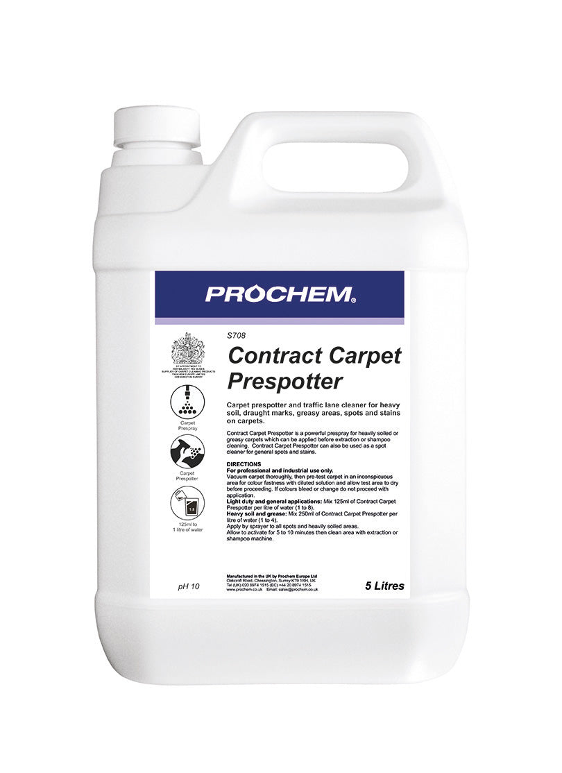 A powerful low cost pre-spray and spot cleaner for heavily soiled and greasy carpets.