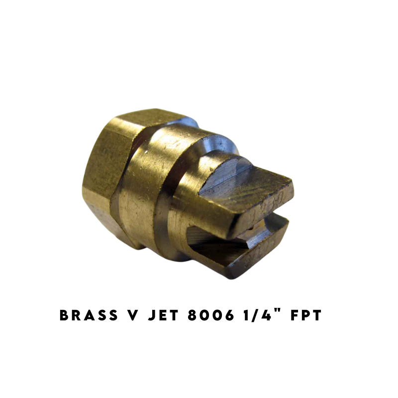 Brass V Jet 8006 1/4" FPT
