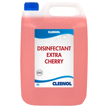 A highly fragranced viscous disinfectant concentrate with a broad spectrum biocide.