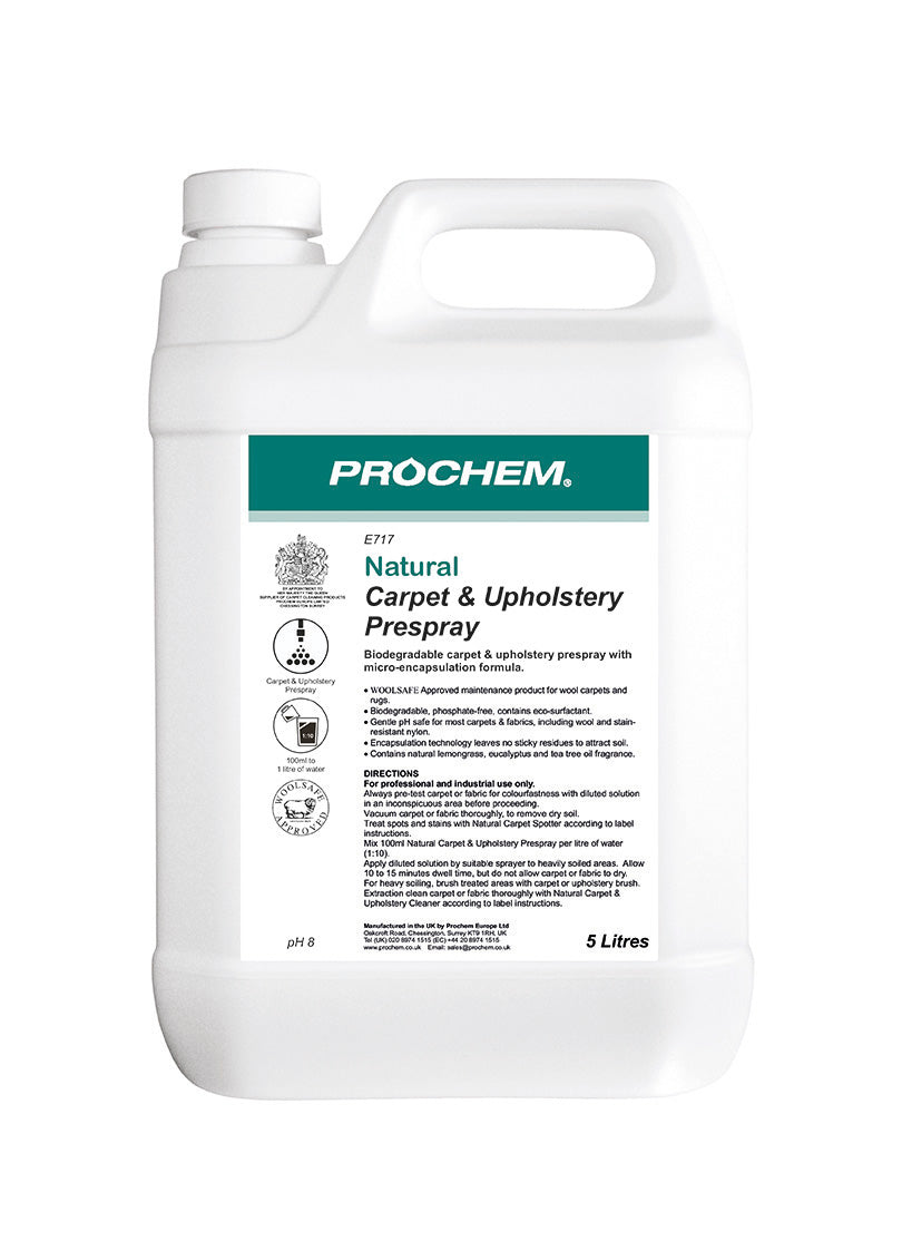 WOOLSAFE approved maintenance product for wool carpets and rugs.   Biodegradable, phosphate-free, contains eco-surfactant.