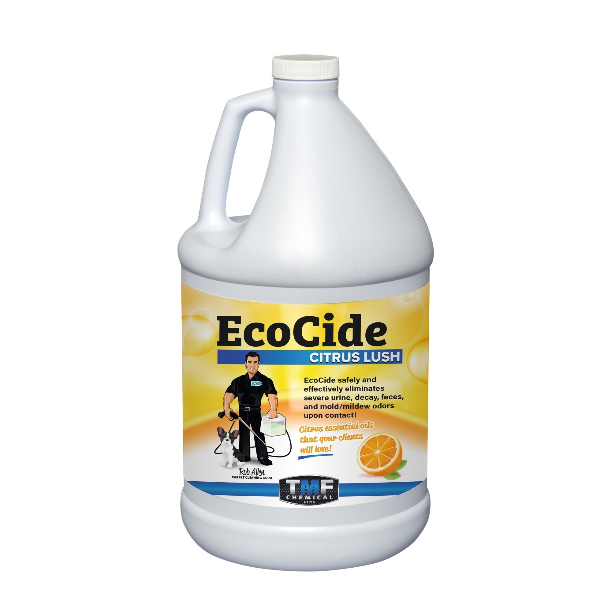 Essential oils of Citrus Lush to demolish all types of odors such as urine, feces, vomit, cat spray, organic decay, mold, mildew, and various odors. Leaves ZERO soil attracting residue. Get the job done with NO masking agents, reactivates from moisture for long term benefits. You can even spray and walk away.