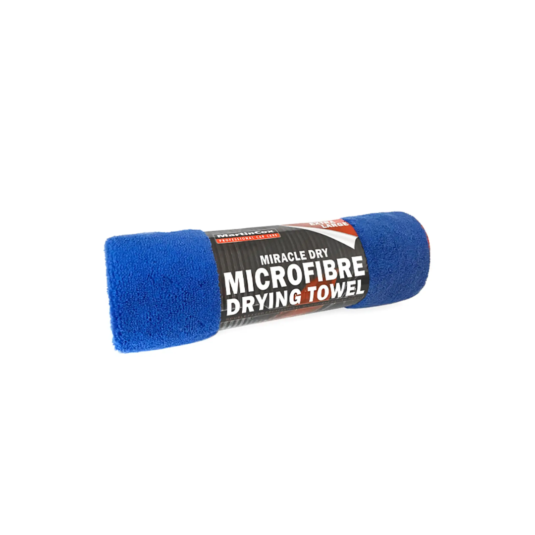 Martin Cox Giant Miracle microfibre drying towel blue and red 60 x 90cm double sided drying cloth