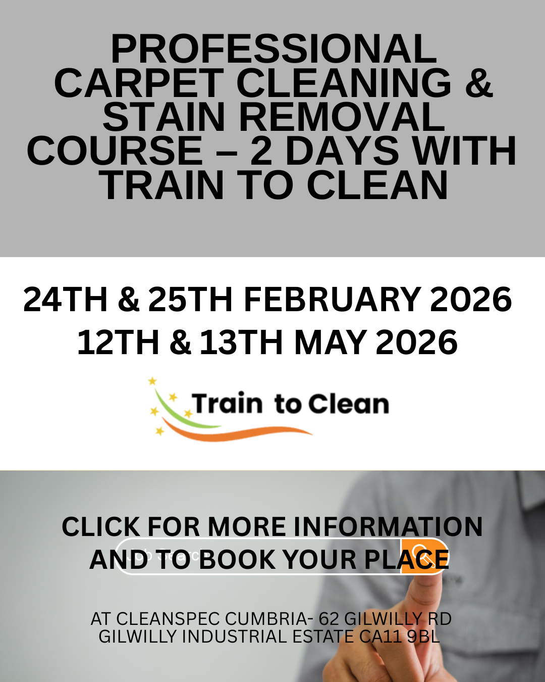 Professional Carpet Cleaning & Stain Removal Course – 2 Days (UK)