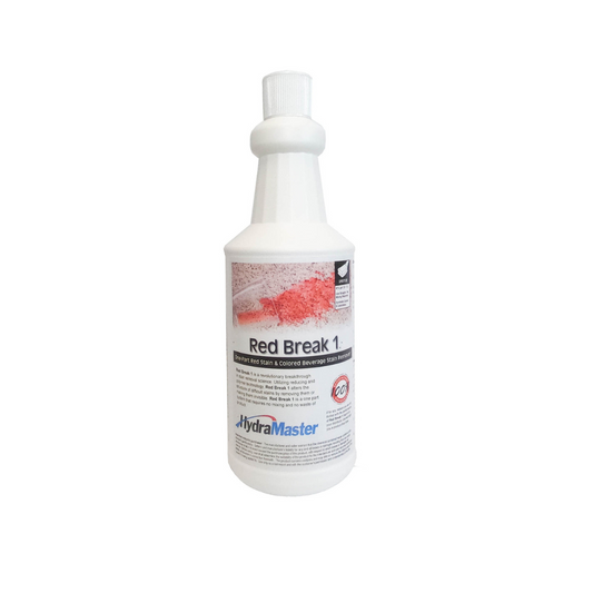 Red Break 1 is an innovative and effective stain remover that utilizes reducing and polymer technology to alter the structure of tough stains, making them invisible or completely removing