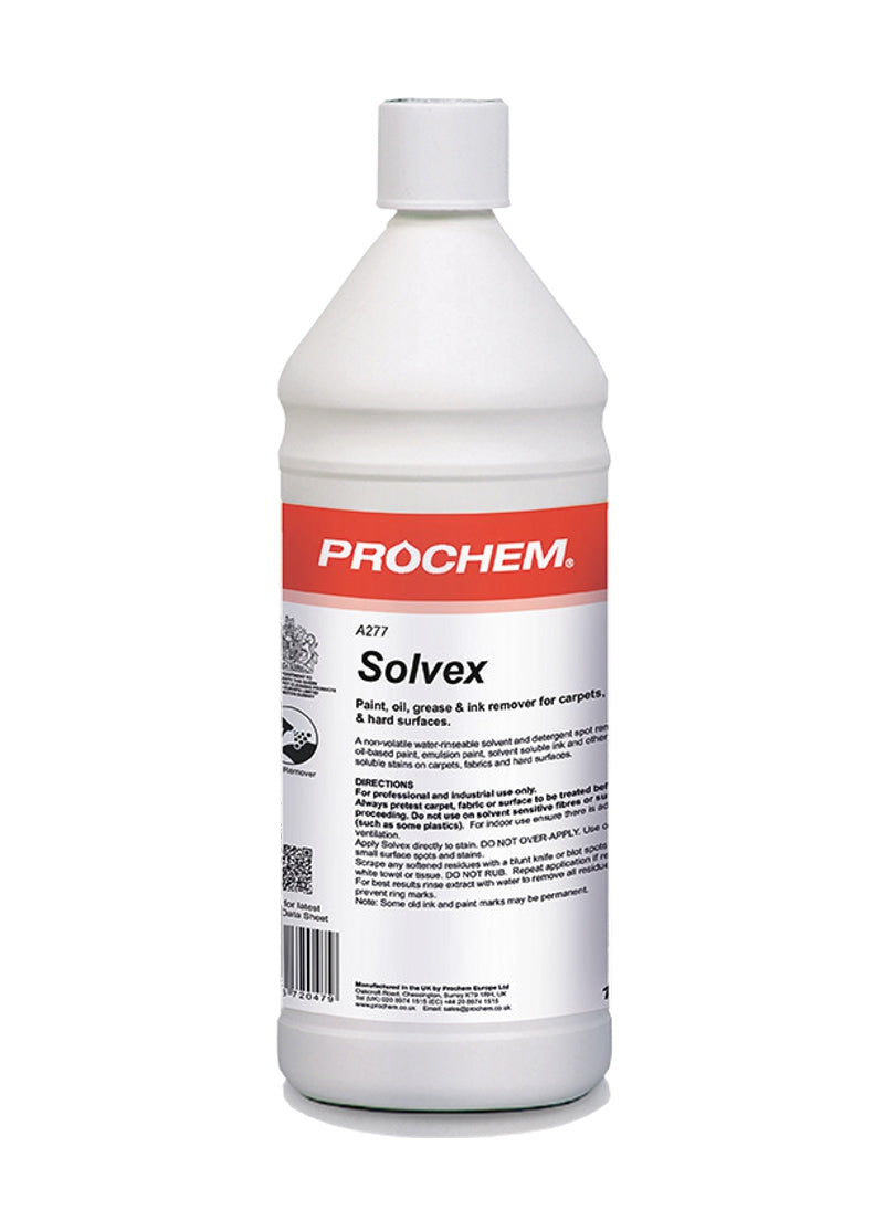 A water-rinseable, non-volatile blend of penetrating solvents and detergents for gloss and emulsion paints, nail polish, varnish and more