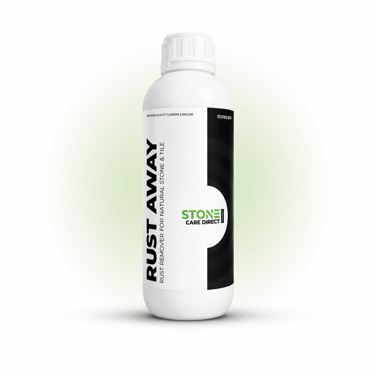 Bottle of Rust Away Stone Care Direct on a white background