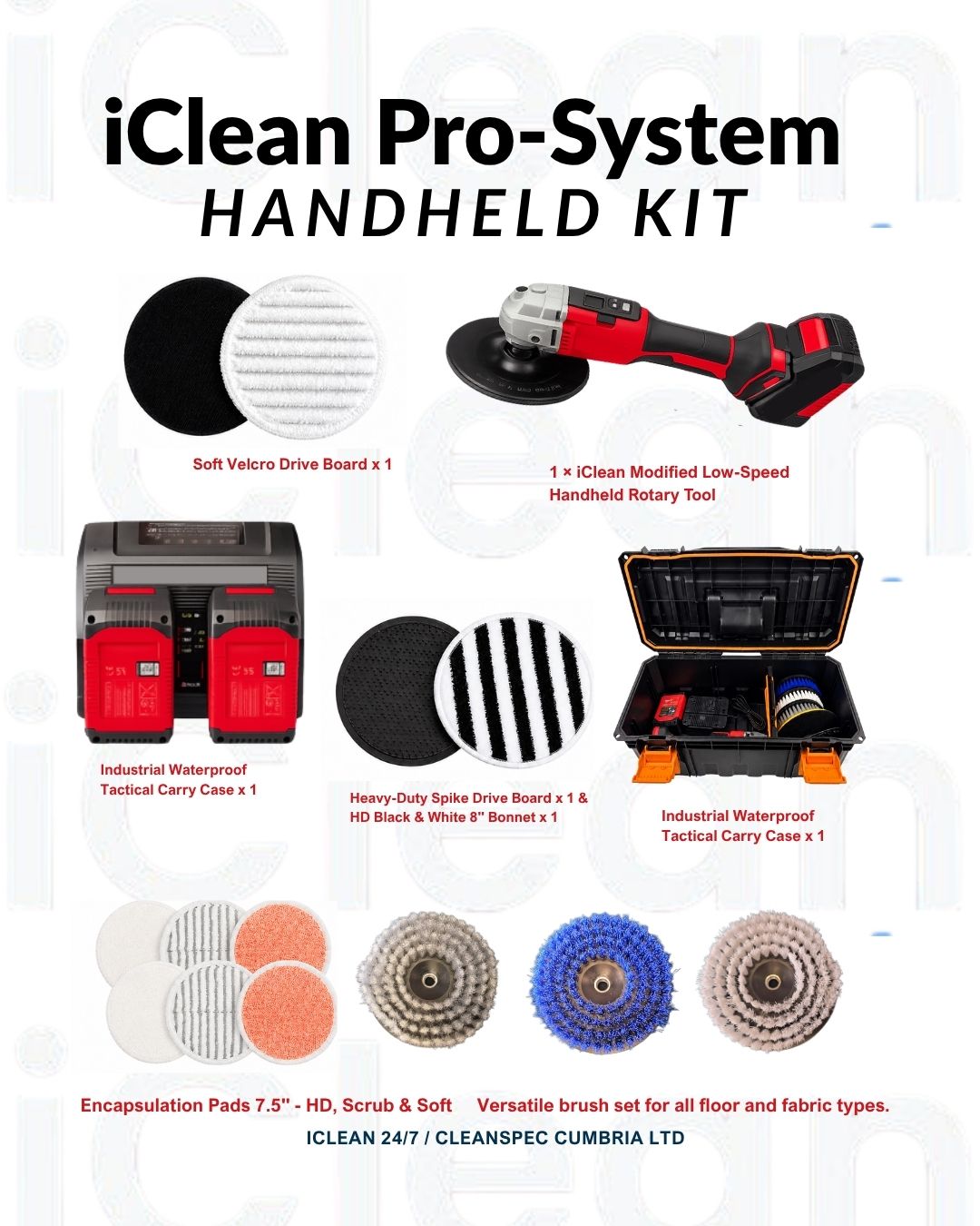 iClean Pro-System Handheld Kit