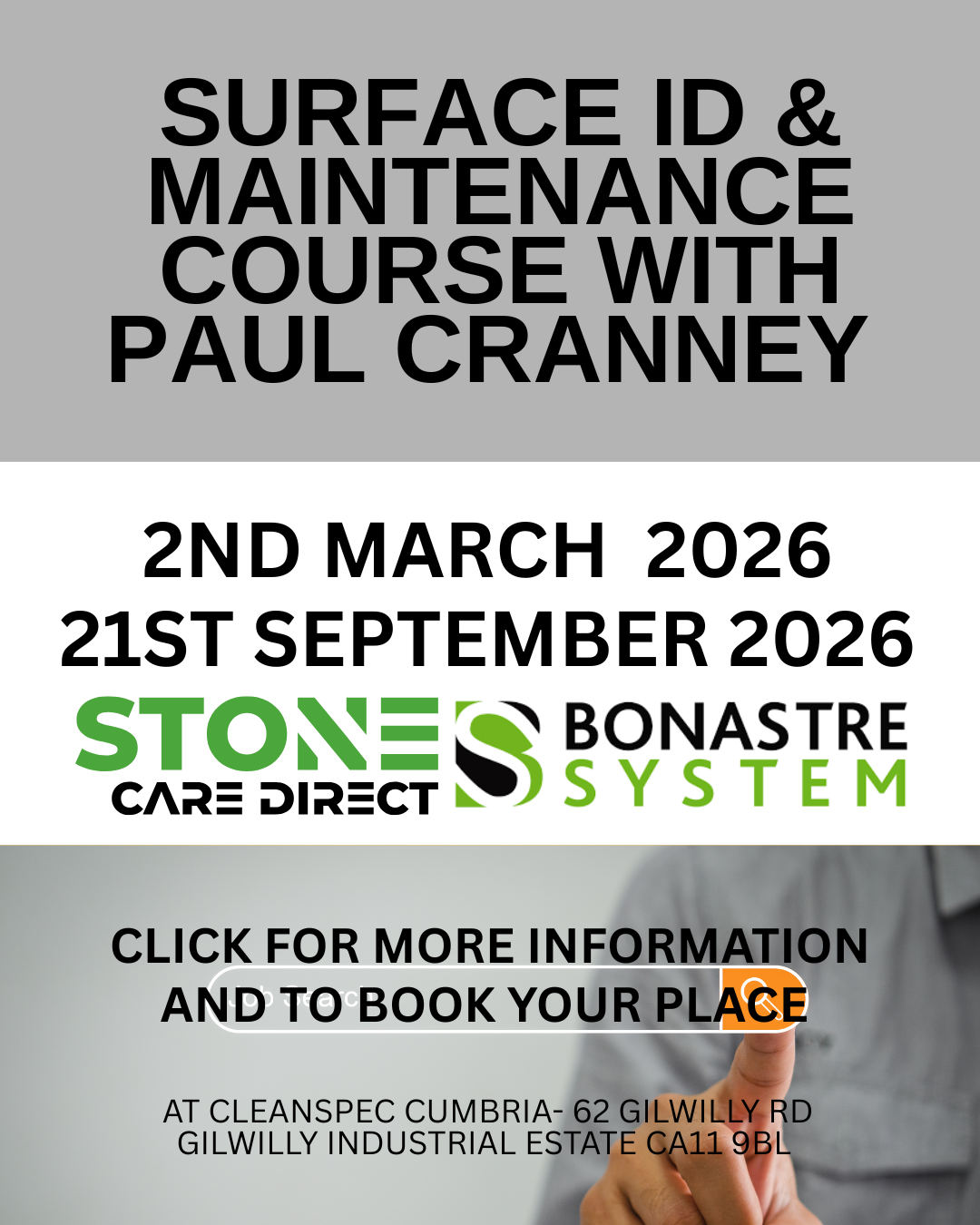 Surface ID & Maintenance Course with Paul Cranney – StoneCare Direct (UK)