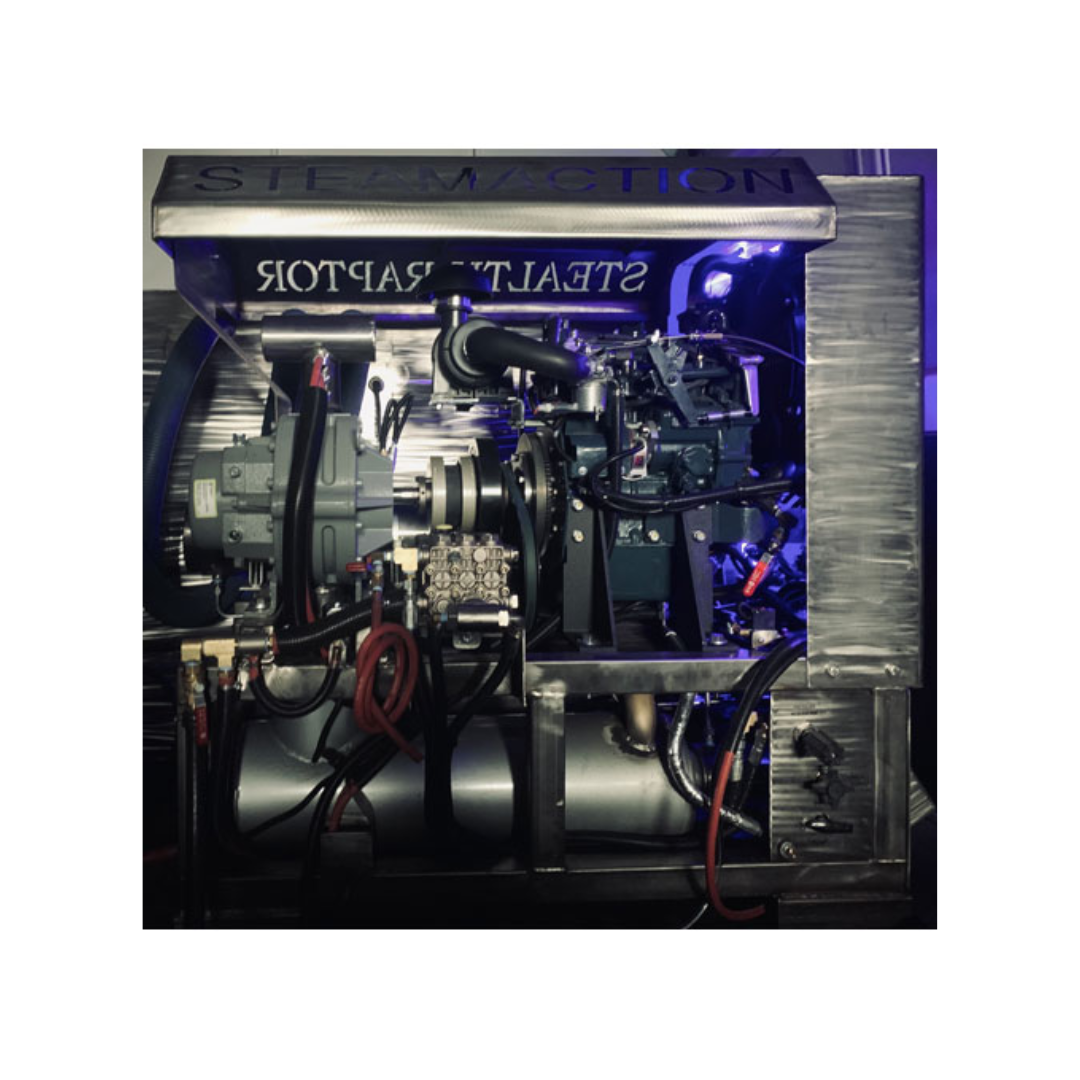 Introducing the STEALTH RAPTOR from SteamAction, the ultimate carpet cleaning machine. Dual wand capability, this machine is built to tackle any job.