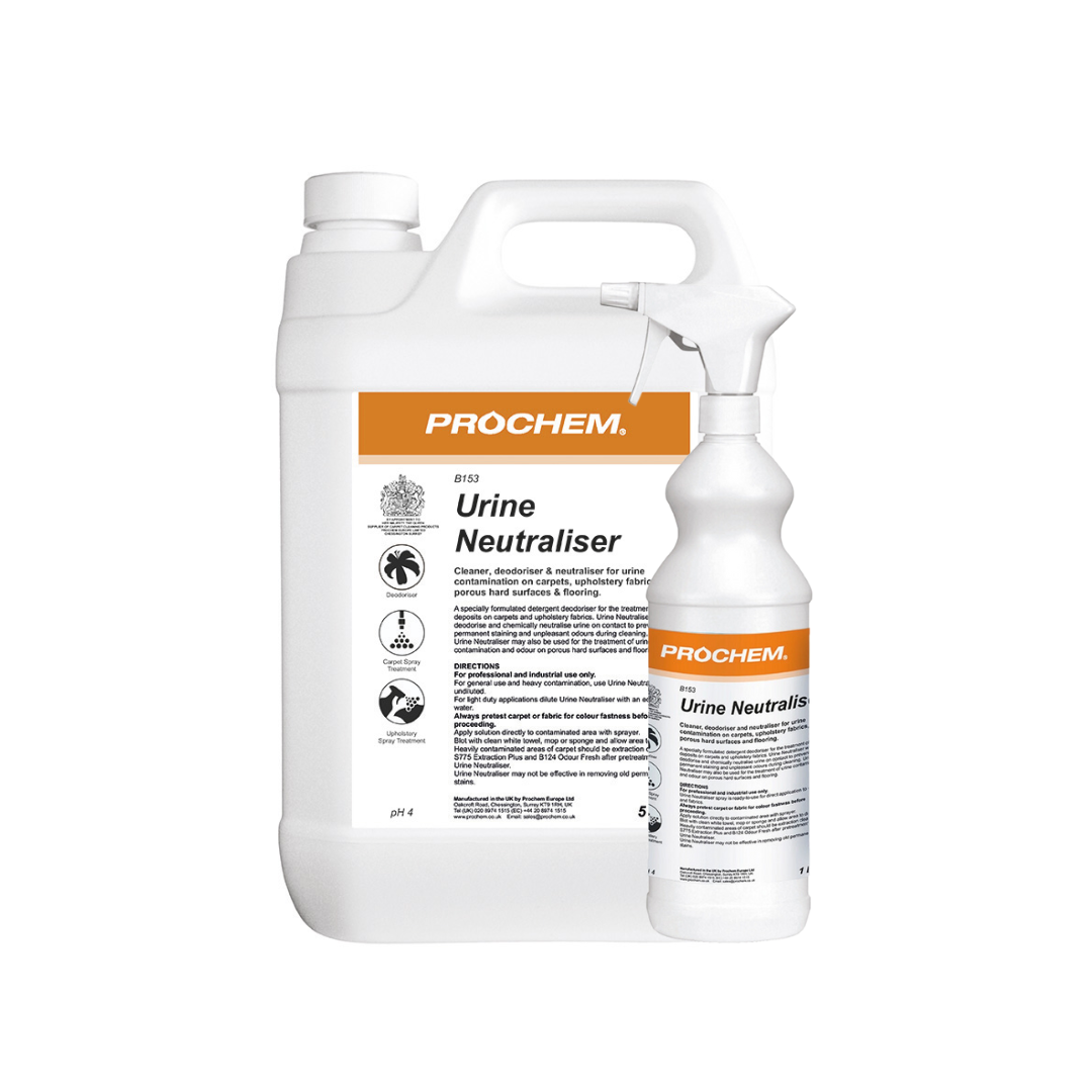 acidic deodoriser specifically formulated for direct application to neutralise and deodorise urine odours upon contact