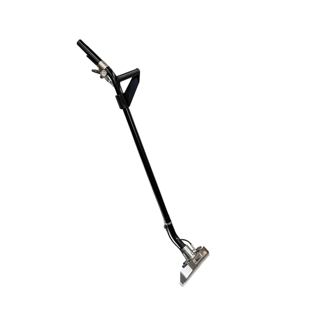 Great for portables and even truckmounts for those who want a lighter wand.'  New heated anodized wand head!  Swivels flat to reach under beds Etc Powder-coated tubes High-pressure valves Valve filter Check valve extensions High flow jets (4 jets total) Adjustable manifold Fitted full seal slotted glide Upgraded swivel components Hose heat shield Swivel lock Fully rebuildable Order your colour   These Wands are built to order and delivery is 3 times a year. Please contact us for  your preferred wa