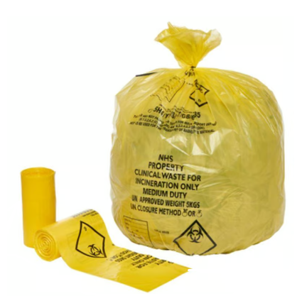 Clinical Waste Sacks Large 12kg – Cleanspec Cumbria Limited