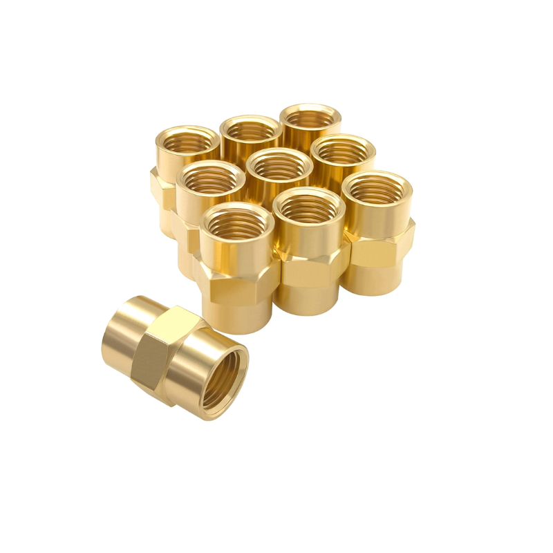 Brass Coupler 1/4"