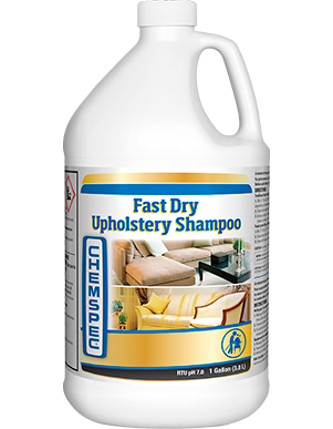 Chemspec Fast Drying Upholstery Shampoo  high foaming anionic upholstery shampoo is designed for use by hand or with a foam generating machine.