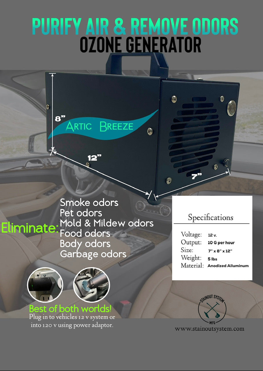 Arctic Breeze Ozone Generator 12V 2