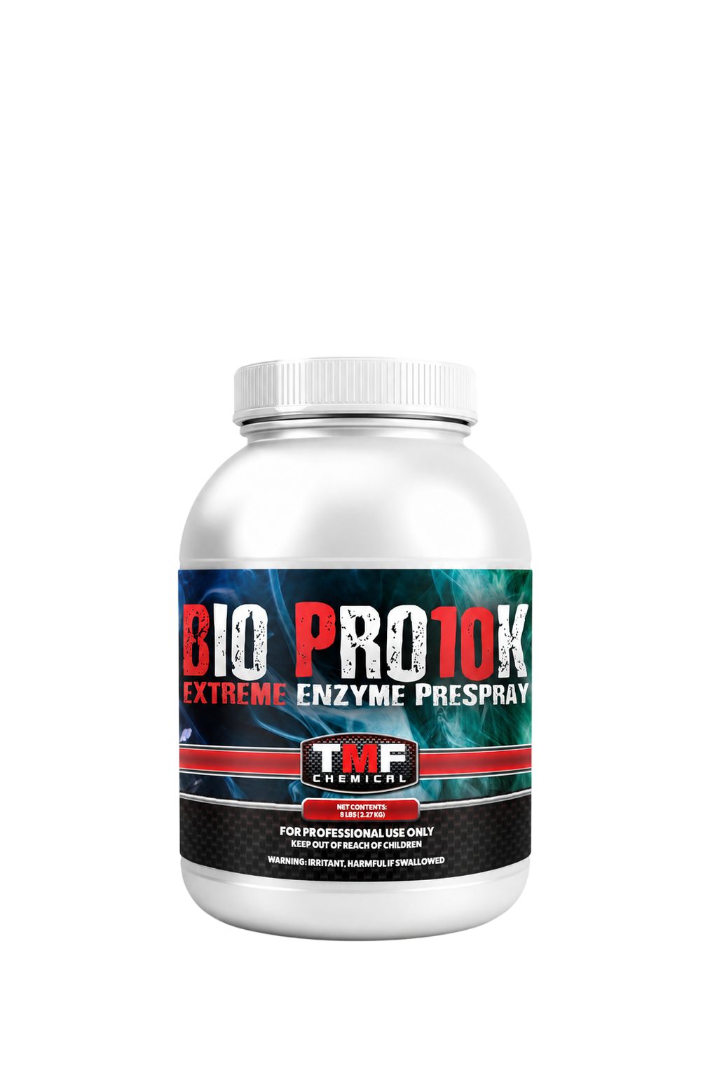 TMF Bio Pro10k Extreme Enzyme Pre-Spray in a red haze