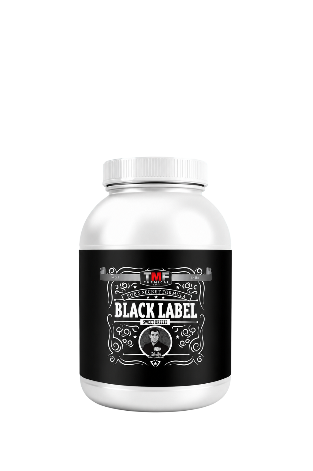 TMF Black Label Pre-Spray with a red haze