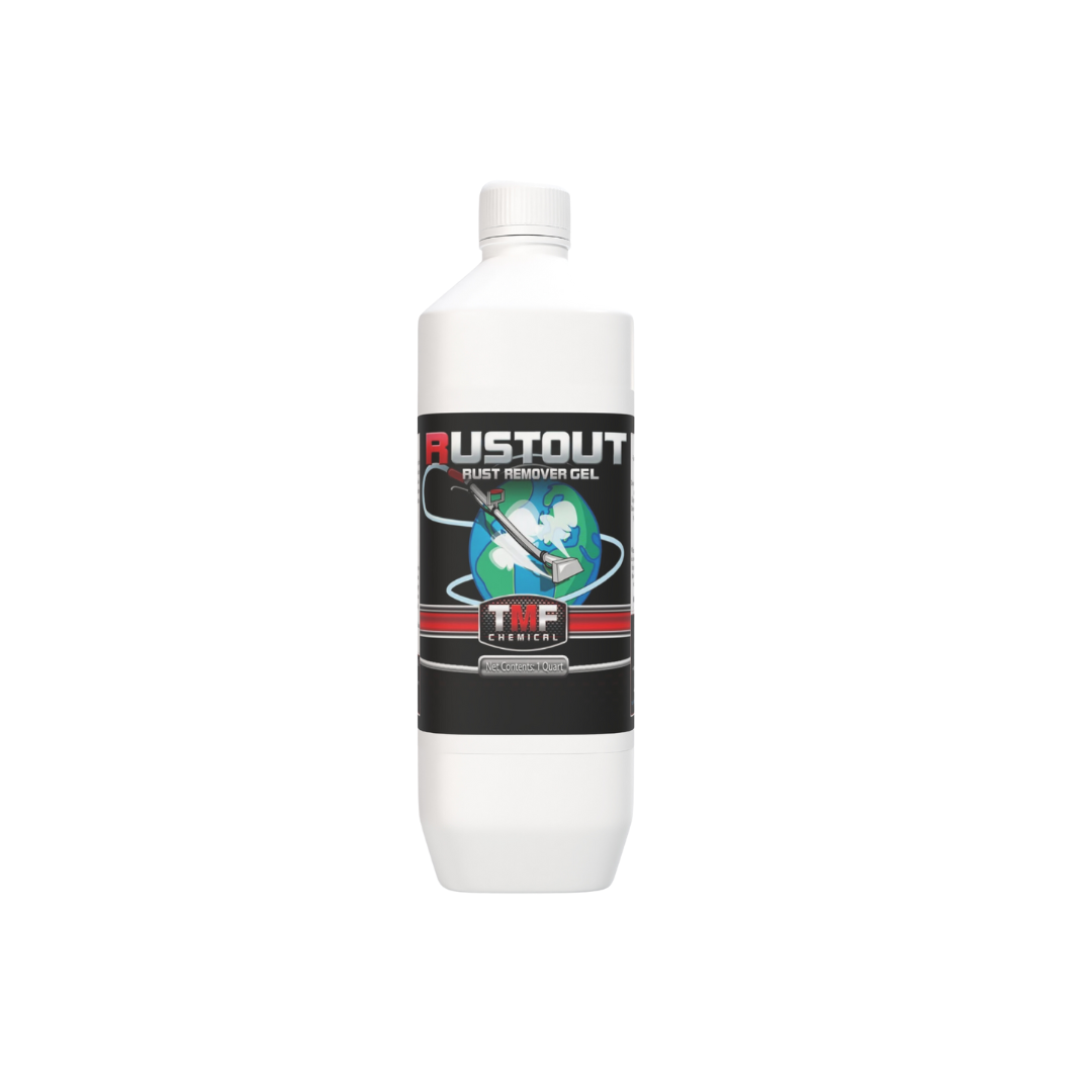 TMF Rust Out, TMF Rust Remover a gentle yet highly effective rust remover for all types of rust stains on carpets, upholstery, and other textiles.