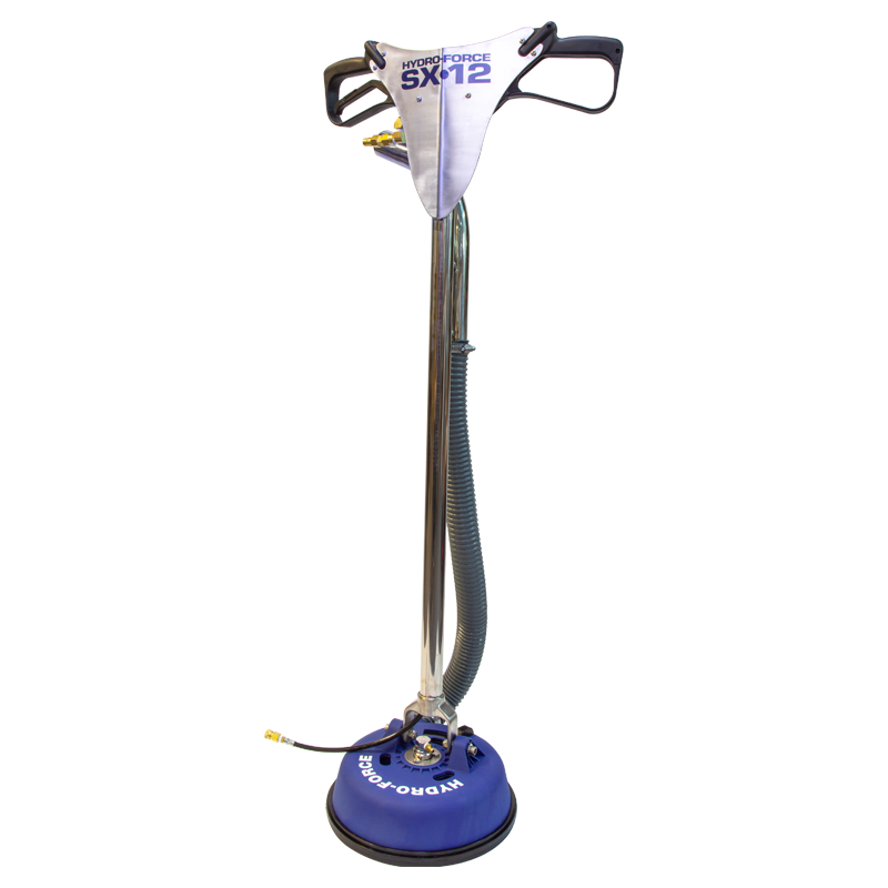 12" Cleaning path Simple 2 piece head and brush construction Adjustable vacuum relief Fast Aerodynamically engineered radial vacuum line creates a laminar-flow vortex in the cleaning head that allows the SX-12 to remove water twice as fast as competitive models. Toe-adjustable vacuum relief lets you adjust the suction strength on the flyhydro force sx-12Easy access inline filter makes cleaning the filter a snap DurableQuality components will handle operating pressur