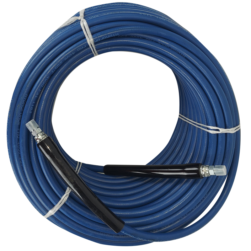 Hydro-Force Pro 4000 Solution Hose 150ft with Male and Female Quick Connects