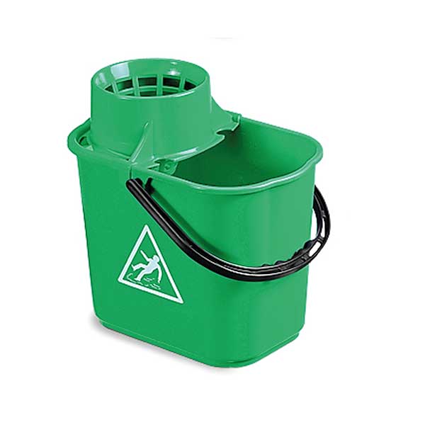 Optima Industrial 14Ltr Mop Bucket - Green