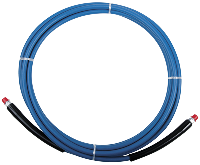 Hydro-Force Pro 4000 Solution Hose 100ft with Male and Female Quick Connects