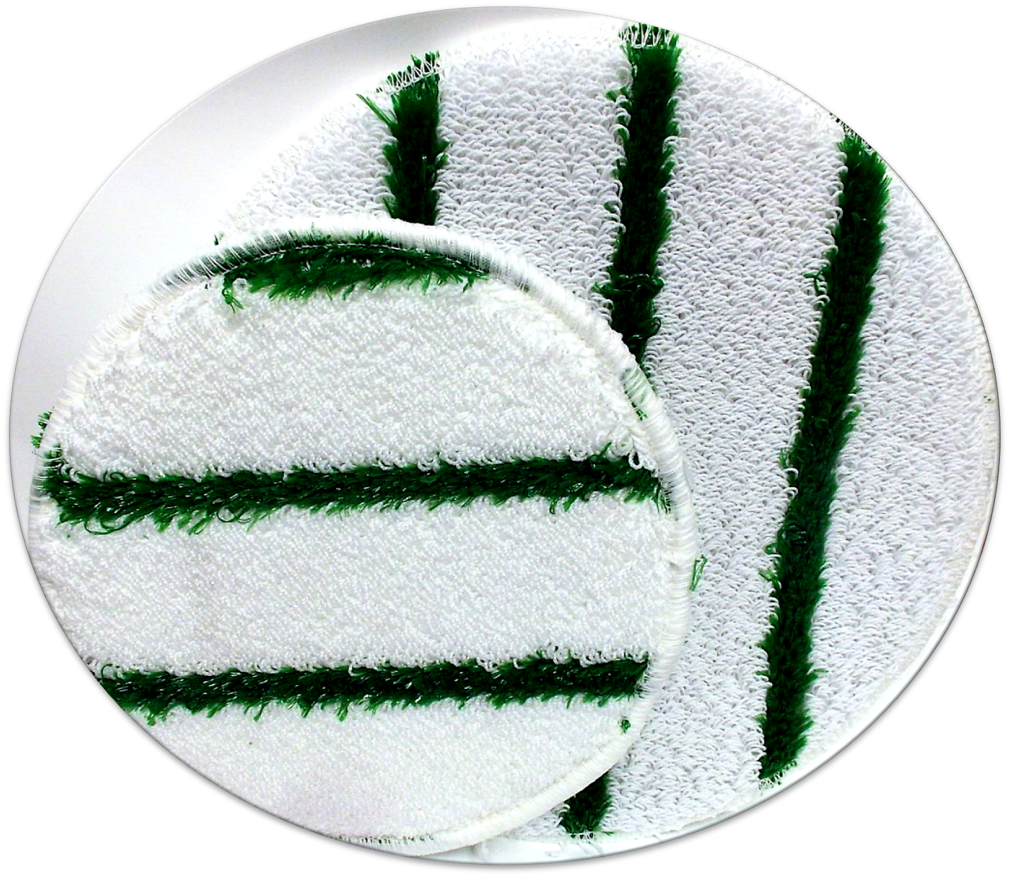 Green Striped Bonnet 13"